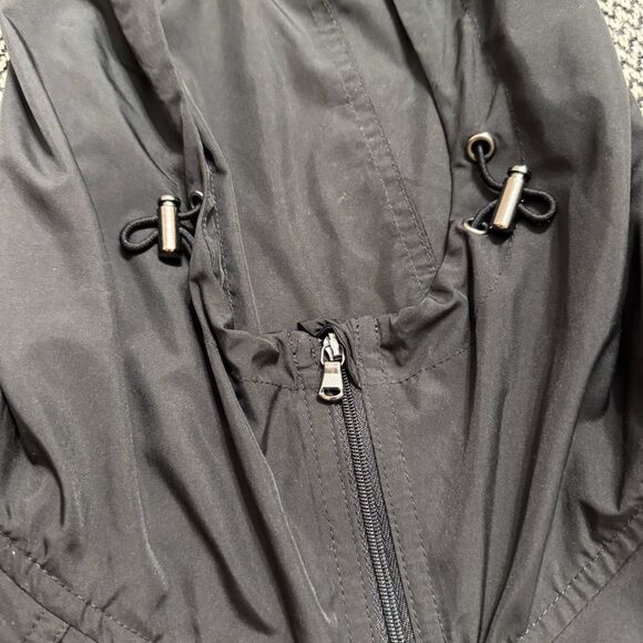J. Jill Fit Black Light Weight
Windbreaker Full Zip Cinch Waist Jacket - Picture 10 of 10